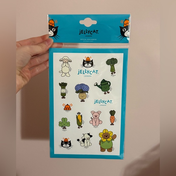Jellycat Spring Sticker Sheet - Picture 1 of 2